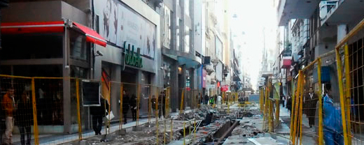 Renovación de veredas e iluminación Renovación de veredas e iluminación