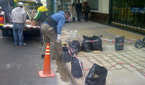 Arreglo de vereda en Av. Callao Arreglo de vereda en Av. Callao