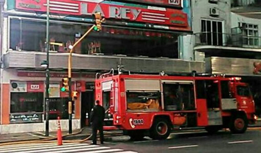 Incendio en la pizzería «La Rey»