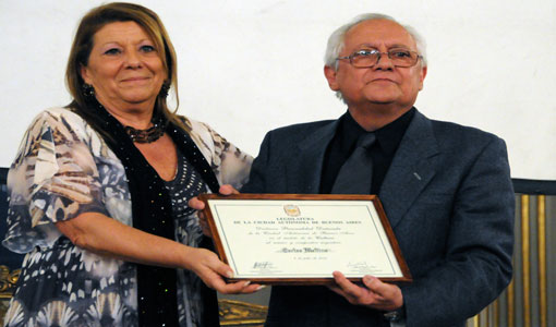 Distinguieron al músico y compositor Carlos Mellino Distinguieron al músico y compositor Carlos Mellino