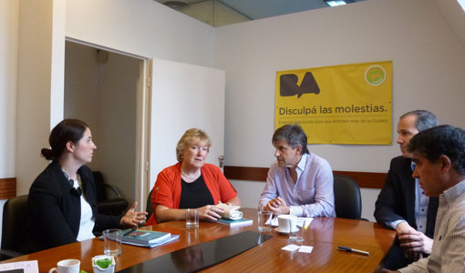 Moccia intercambió experiencias de gestión con Irlanda Moccia intercambió experiencias de gestión con Irlanda