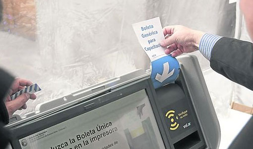 La boleta electrónica debuta el domingo en la Ciudad La boleta electrónica debuta el domingo en la Ciudad