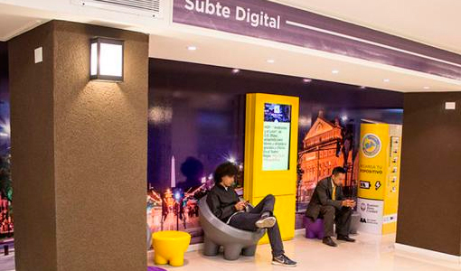 La linea D estrenó Wi-Fi gratuito en las estaciones La linea D estrenó Wi-Fi gratuito en las estaciones