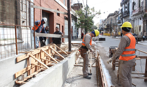 Recuperación de la histórica calle de las cantinas en La Boca