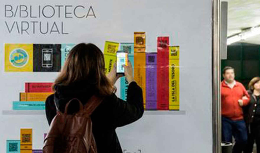 El subte te acerca a la lectura virtual