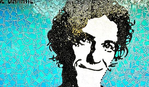 Un mural de mosaicos homenajea al músico fallecido hace tres años.