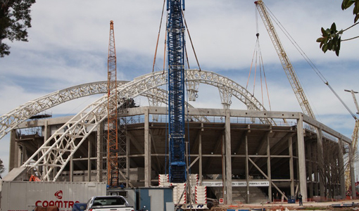 El Estadio Parque Roca con techo propio El Estadio Parque Roca con techo propio