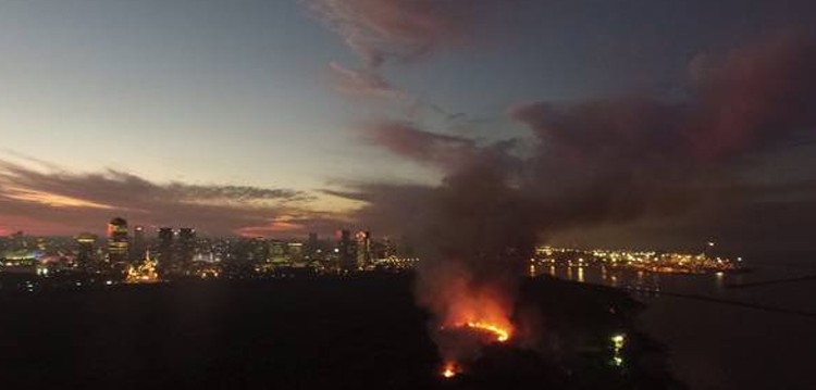 Otra vez se incendió la Reserva Ecológica Otra vez se incendió la Reserva Ecológica