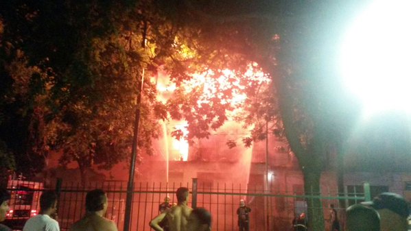 Incendio de dos conventillos de La Boca