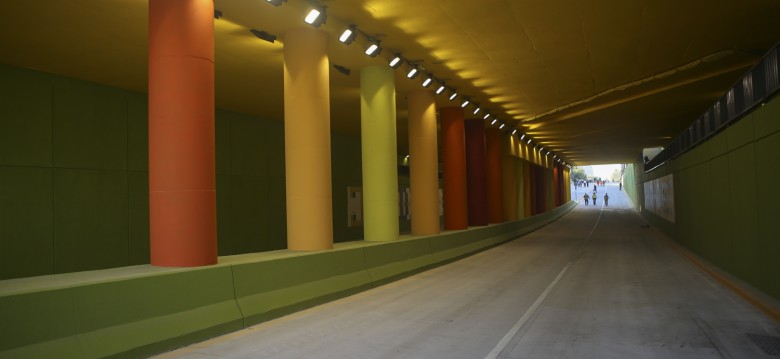 Abren el túnel de la avenida San Martín Abren el túnel de la avenida San Martín