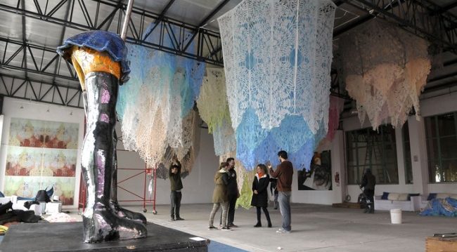 Artistas plásticos abren sus talleres en Barracas