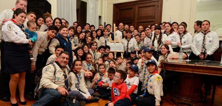 Reconocimiento para el grupo scout de Barracas