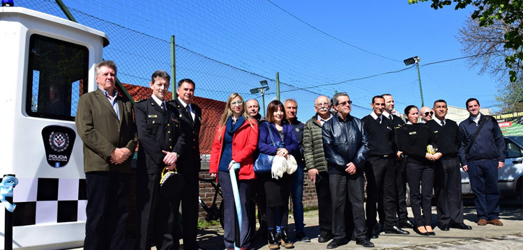 Inauguraron una garita policial para seguridad de los vecinos