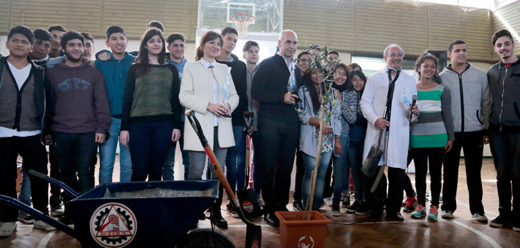 Rodríguez Larreta en el cierre del programa Scholas Ciudadanía