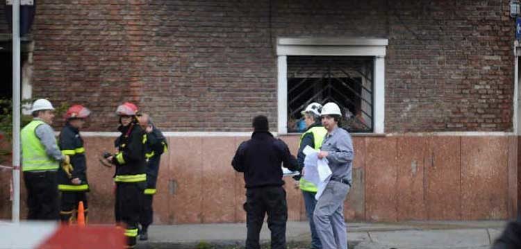 Incendio en una fábrica de carrocerías en Nueva Pompeya