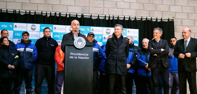 Inauguraron el Centro de Transferencia de Cargas en Soldati Inauguraron el Centro de Transferencia de Cargas en Soldati