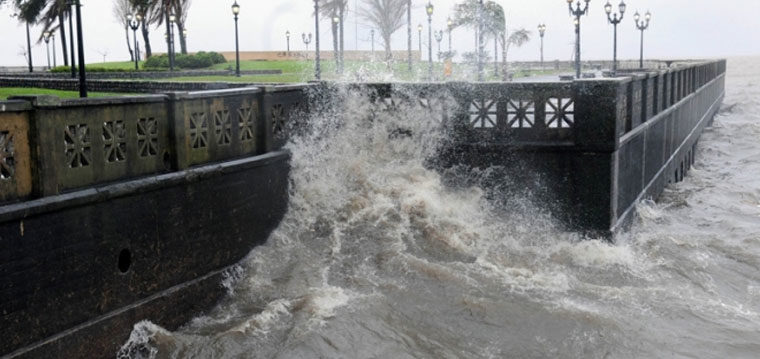 Alerta por sudestada en el Río de la Plata Alerta por sudestada en el Río de la Plata