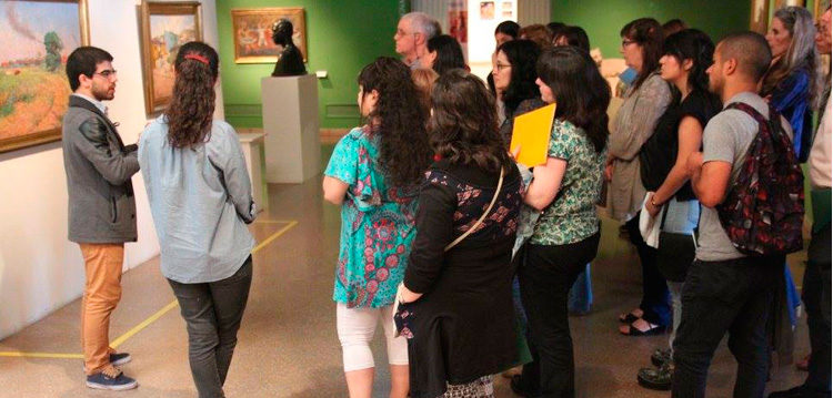 Encuentro con docentes en el Museo Quinquela