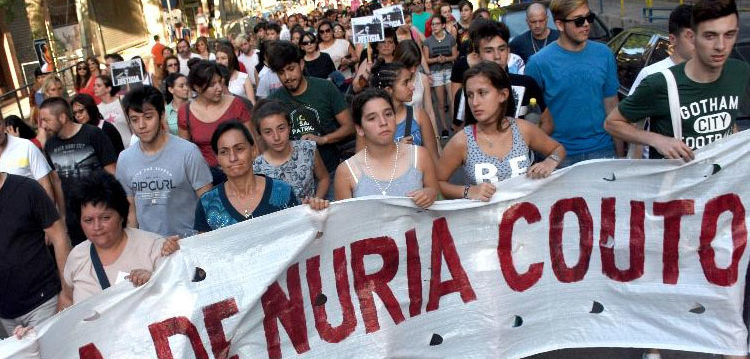 Marcha para pedir más seguridad y en memoria de Nuria Couto