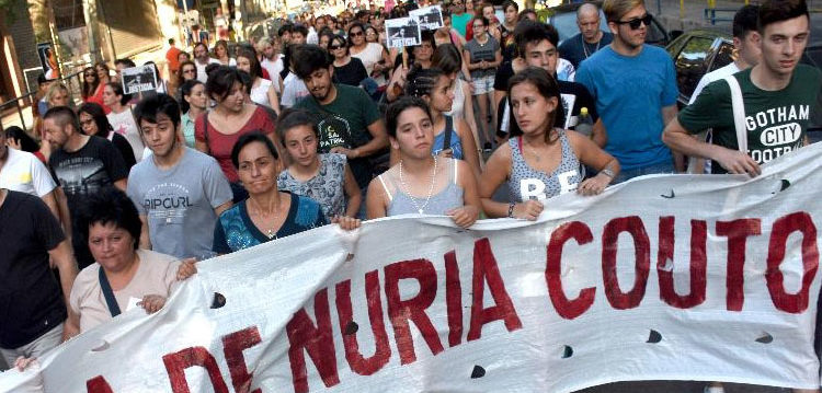 Marcha para pedir más seguridad y en memoria de Nuria Couto Marcha para pedir más seguridad y en memoria de Nuria Couto
