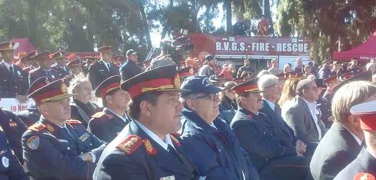 Bomberos Voluntarios del país festejaron su día en Palermo