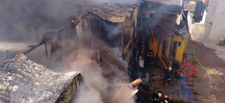 Se declaro un Incendio en un conventillo de La Boca Se declaro un Incendio en un conventillo de La Boca