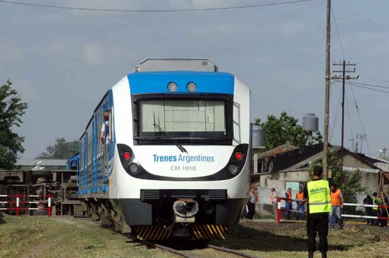 Simulacro de accidente en el ferrocarril Belgrano Sur