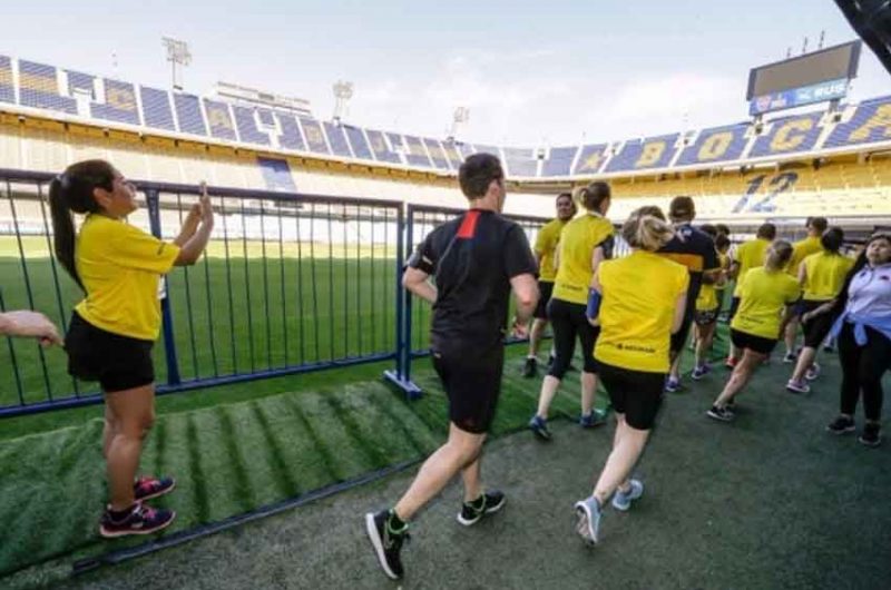 Se corrieron los 12 kilómetros a pura pasión Xeneize Se corrieron los 12 kilómetros a pura pasión Xeneize