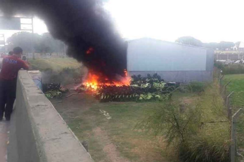Incendio en un depósito de bicicletas del gobierno de la Ciudad Incendio en un depósito de bicicletas del gobierno de la Ciudad