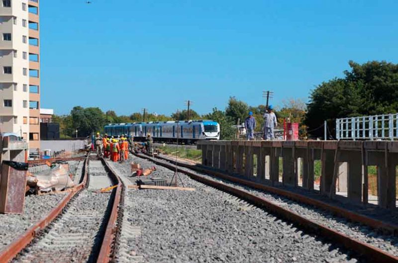 Avanzan las obras del viaducto Belgrano Sur