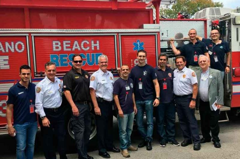Bombero de La Boca viajó a Estados Unidos en intercambio Bombero de La Boca viajó a Estados Unidos en intercambio