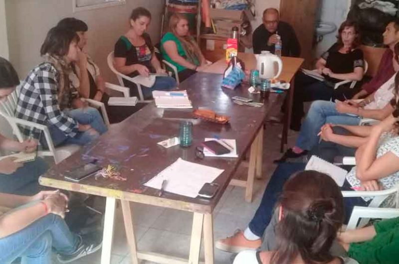 Encuentro de la mesa de trabajo social del Barrio Padre Mugica