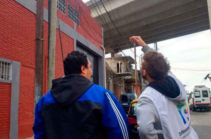 La Defensoría recorrió el asentamiento Lamadrid La Defensoría recorrió el asentamiento Lamadrid