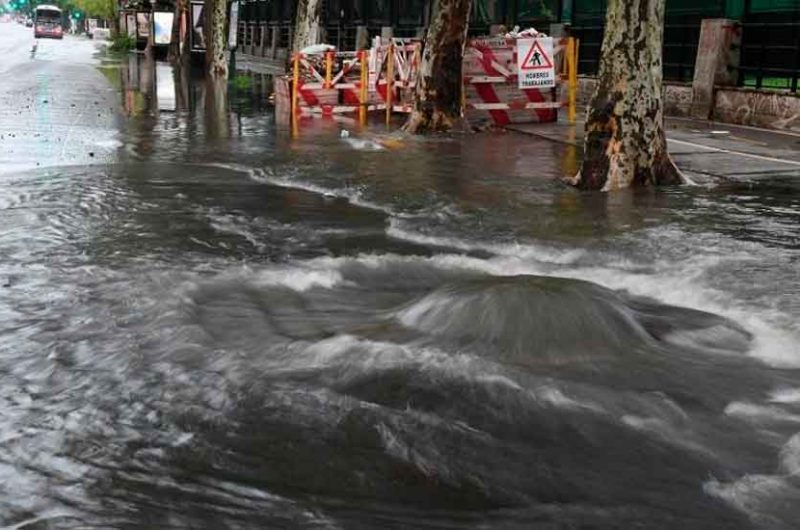 Fuerte temporal en la Ciudad de Buenos Aires