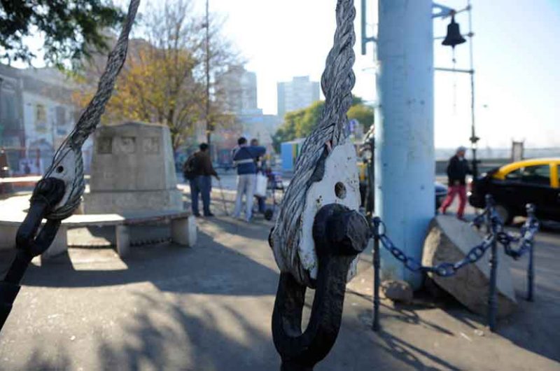 Homenaje al Almirante Guillermo Brown en La Boca