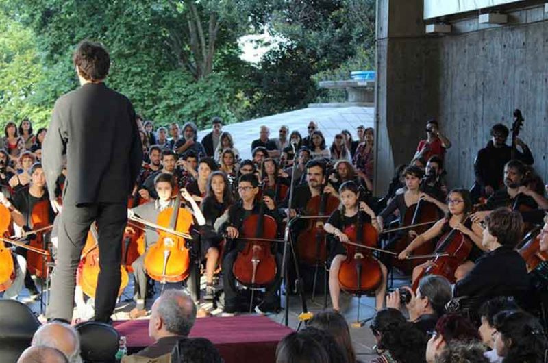 Día de la Bandera en la Usina del Arte en La Boca