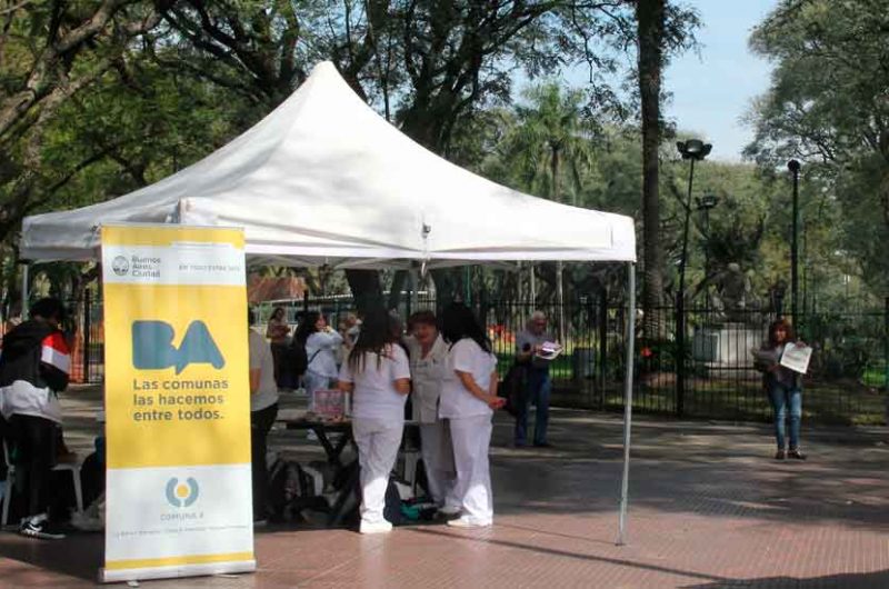 Día de la sanidad en Parque Patricios