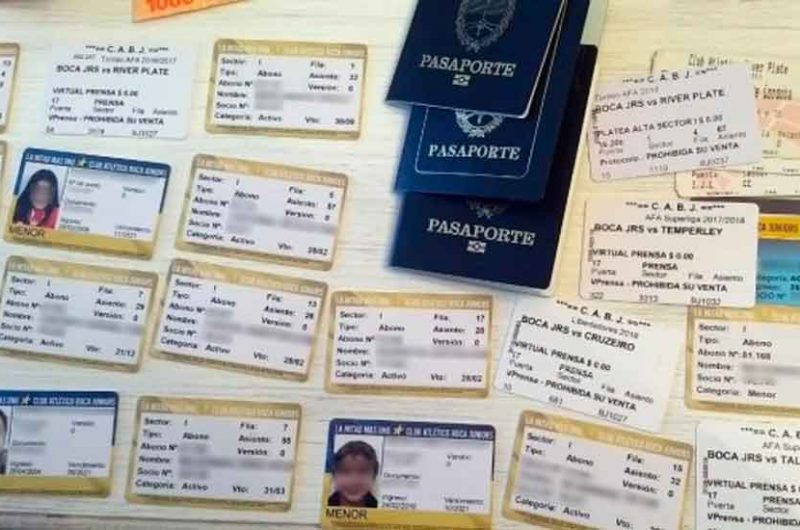 Desbaratan una banda de reventa de entradas para el Boca y River Desbaratan una banda de reventa de entradas para el Boca y River