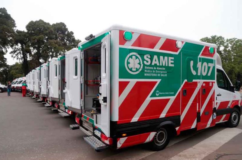 15 nuevas ambulancias para el Sistema de Salud de la Ciudad