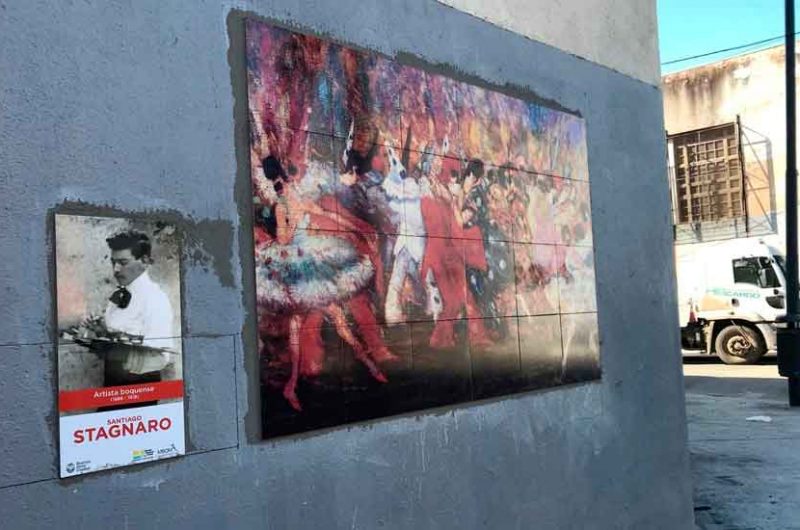 Inauguraron cuatro murales en la calle