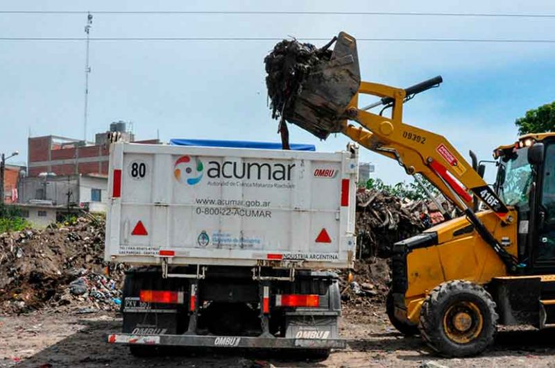 9000 toneladas de residuos fueron recolectados por ACUMAR