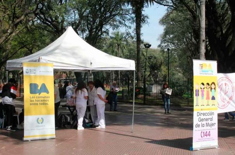 Jornada saludable en Plaza Dorrego Jornada saludable en Plaza Dorrego