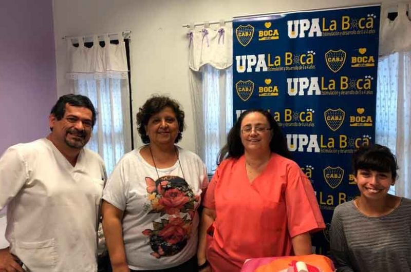 Vacunación en el UPA La Boca