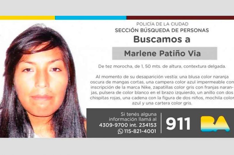 Búsqueda de persona – Marlene Patiño Via Búsqueda de persona – Marlene Patiño Via
