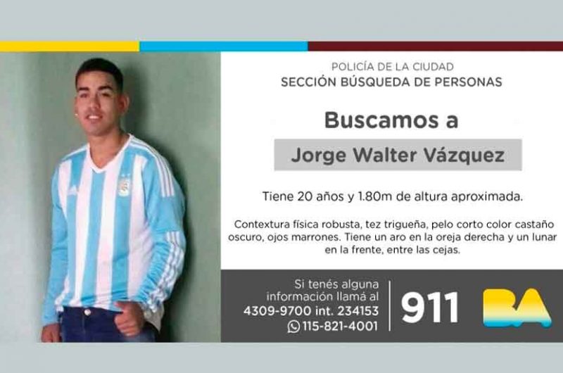 Búsqueda de persona – Jorge Walter Vázquez Búsqueda de persona – Jorge Walter Vázquez