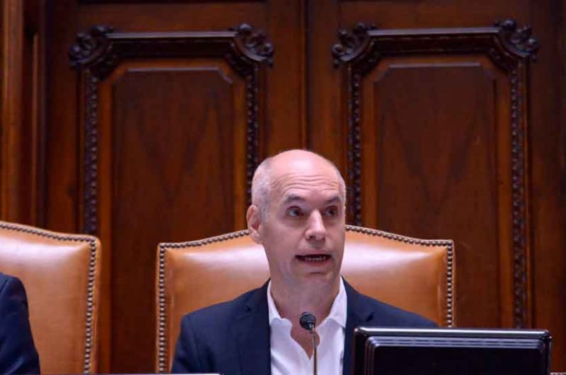 Horacio Rodríguez Larreta en la Legislatura porteña