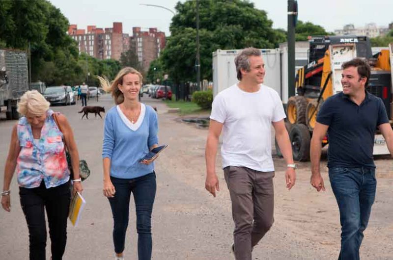 Felipe Miguel recorrió el Parque Indoamericano