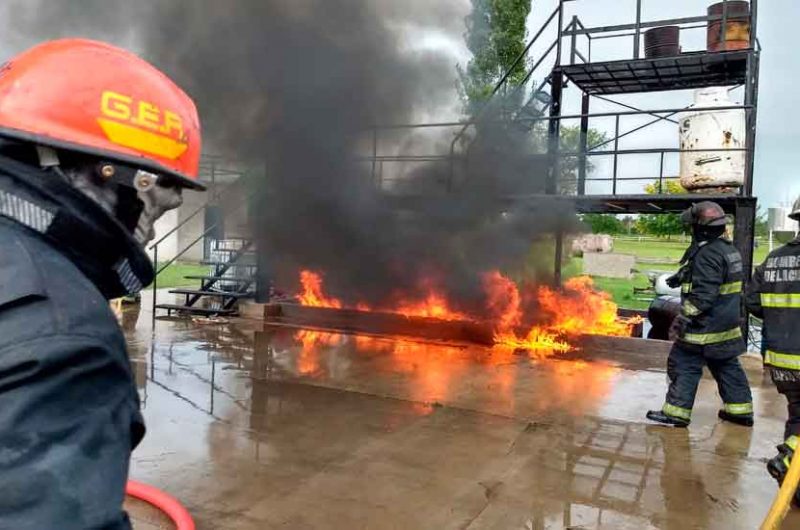 Jornadas de entrenamiento de los Bomberos de la Ciudad