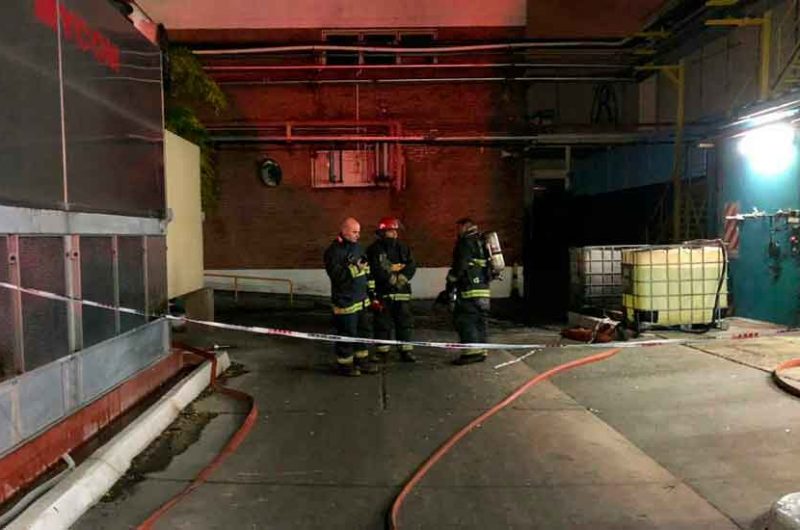 Explosión e incendio en un laboratorio en Mataderos