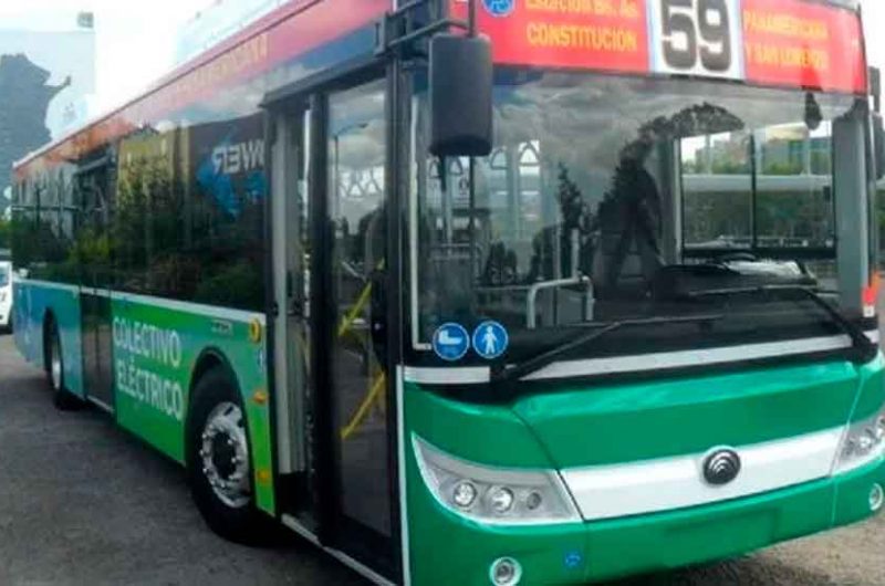 Plan experimental de colectivos eléctricos en la ciudad